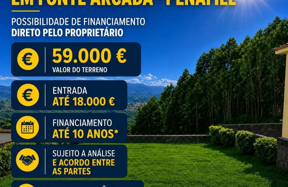 Terreno Urbano para Construção – Fonte de Arcada | Penafiel