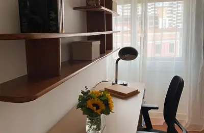Quarto mob. cama de solteiro wc priv Condomín. Qta da Luz - Carnide