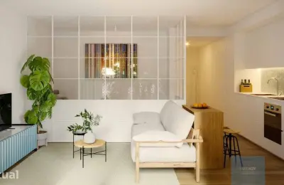 T1 Smart com Varanda e Vista para o Lago – Lake Towers, Arca d'Água